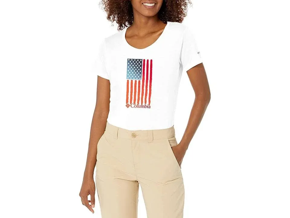 Columbia White Daisy Days™ Short Women T Shirts