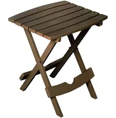 Quik-Fold 20 in. Resin Square Patio Side Table