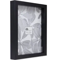 Lawrence 8x8 Trinket Shadow Box w/Movable Glass - Gray (Same Shipping Any Qty)