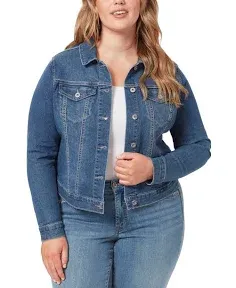 Jessica Simpson Pixie Long Sleeve Classic Denim Jacket - XS