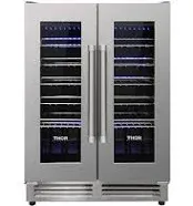 THOR KITCHEN TWC2402 Thor Kitchen 42 Bottle Dual Zone Built-in Wine Cooler - Model Twc2402