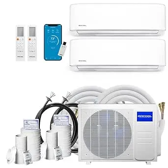 MRCOOL DIY 4th Gen 2-Zone Ductless Mini- Split Air Conditioner and Heat Pump