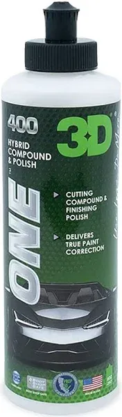 3D One Hybrid Compound & Polish 8 oz.