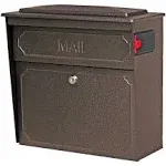 Townhouse Locking Wall-Mount Mailbox with High Security Reinforced Patented Lock