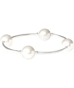 Made As Intended White Pearl Bracelet