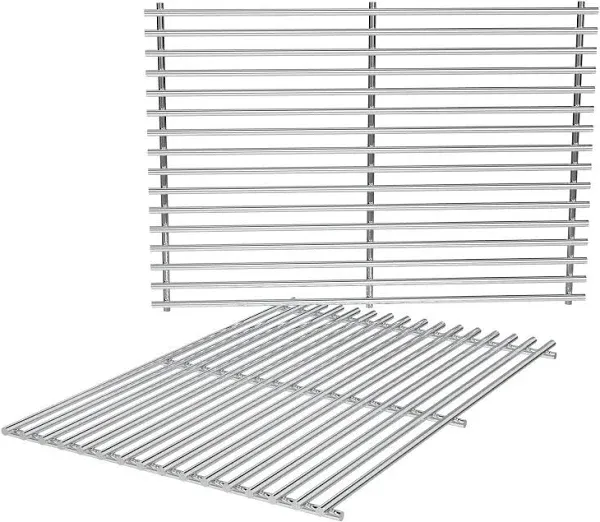 7639 17.5" Grill Grates Replacement for Weber GS4 Spirit II 300 Series, for Weber Spirit 300 Grill Grates, Genesis Silver/Gold/Platinum B/C, Genesis 1000-5000 for Weber Grill Grates