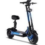 MotoTec - Switchblade 60V 4000W Lithium Electric Scooter Blue