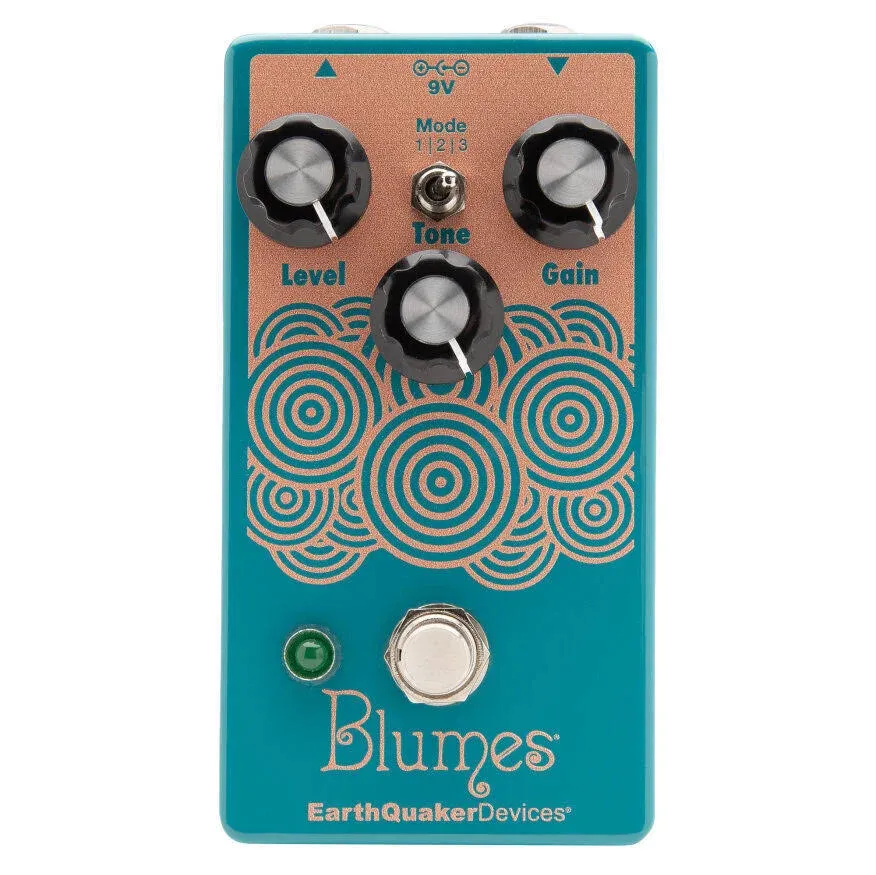 EarthQuaker Devices Blumes Low Signal Shredder Overdrive Pedal for Bass (Water Blue)