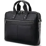 Samsonite Classic Leather Slim Brief (Black)