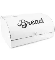 AuldHome Farmhouse Vintage Enamelware Bread Box