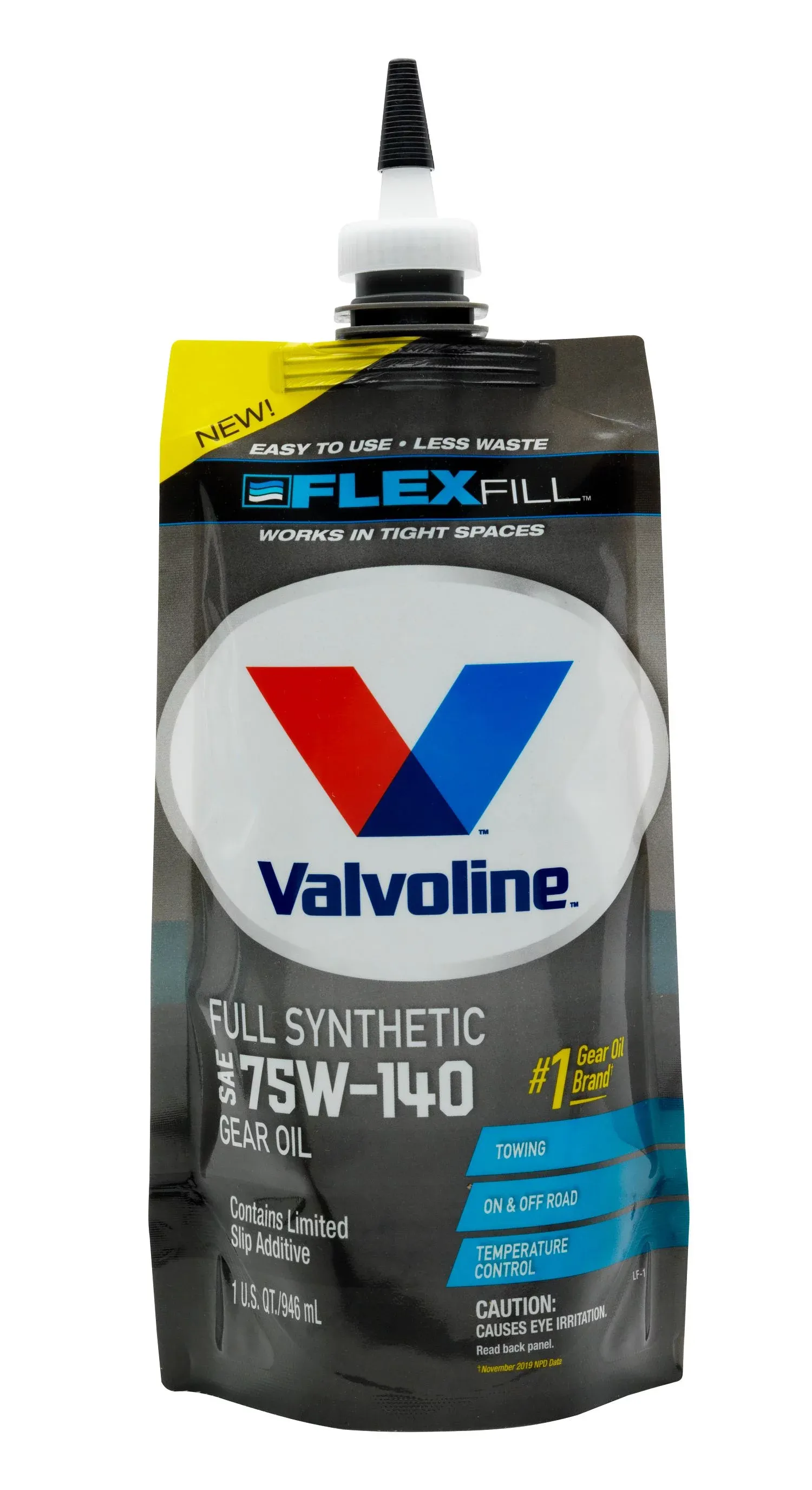 Valvoline Flex Fill 75W-140 Full Synthetic Gear Oil 1 QT Squeeze Pouch