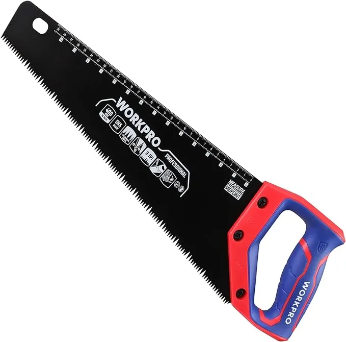 WORKPRO Hand Saw 16-Inch Universal Handsaw with Non-Slip Comfortable Handle