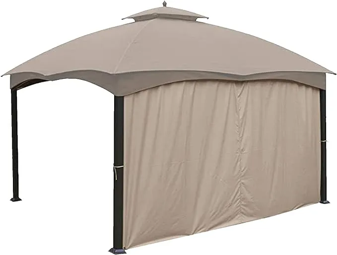 CoastShade Gazebo Replacement Curtain for 8x8 or 10x10 or 10x12 Outdoor Gazebo,6.7FT Height,Only 1 Panel Sidewall,Autumn Gazebo Sidewall,Beige