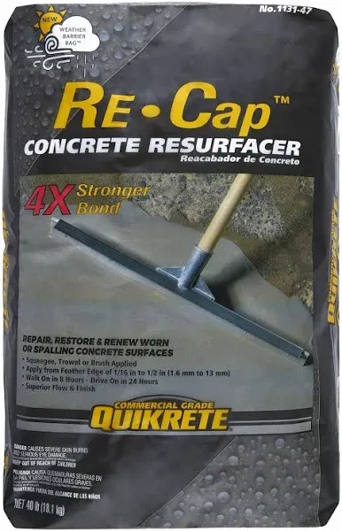 Quikrete Re-Cap Concrete Resurfacer