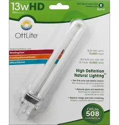 NEW Genuine Ottlite type E fluorescent 13w light bulb PL13-E desk lamp # T1333E