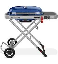 Weber - Traveler Portable Gas Grill - Red