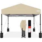 Best Choice Products 8x8ft 1-Person Setup Pop Up Canopy Tent Instant Portable...