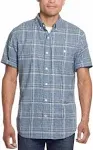 Weatherproof Vintage Mens Short Sleeve Woven Shirt