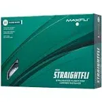 Maxfli Straightfli Golf Balls - Gloss White - Longer Distance Straight Flight