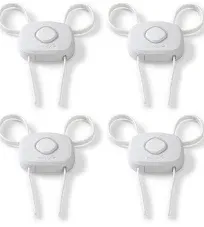 Safety 1st Outsmart Flex Lock, White, 4 Pack