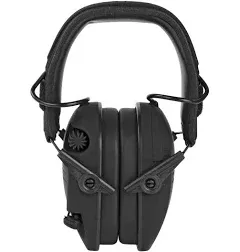 Walkers Razor Slim Shooter Electronic Folding Ear Protection Muffs, Tan Patriot