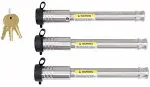 InfiniteRule Security 61675 | 3 Pack, Keyed Alike, Hitch Locks for B&W 2.0" & 2.5" Tow & Stow 10K lb & 18K lb - Fits Adjustable Ball Mount Only - Does