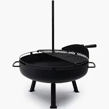 Barebones Cowboy Fire Pit Grill