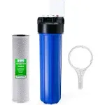 WGB12B 1-Stage Whole House Water Filtration System w/ 20” x 4.5” Carbon Block...