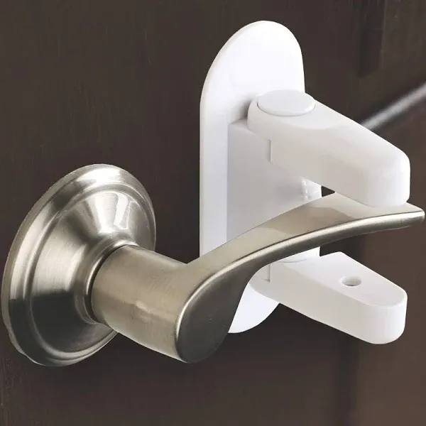 Tuut Door Lever Lock (2 Pack) Child Proof Doors &amp; Handles 3M Adhesive **NEW**