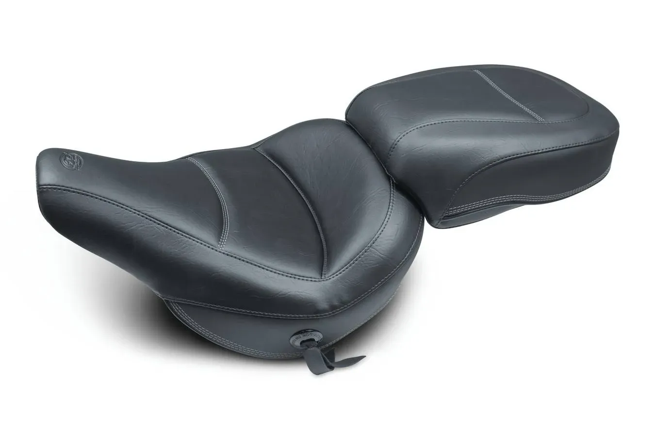 Mustang 18-21 Harley Heritage Classic & Deluxe Standard Touring Passenger Seat - Black - 75881