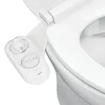 Luxe Bidet Neo 185 Plus-Only Patented Bidet Attachment for Toilet Seat,Innovative Hinges to Clean,Slide-in Easy Install,Advanced 360° Self-Clean