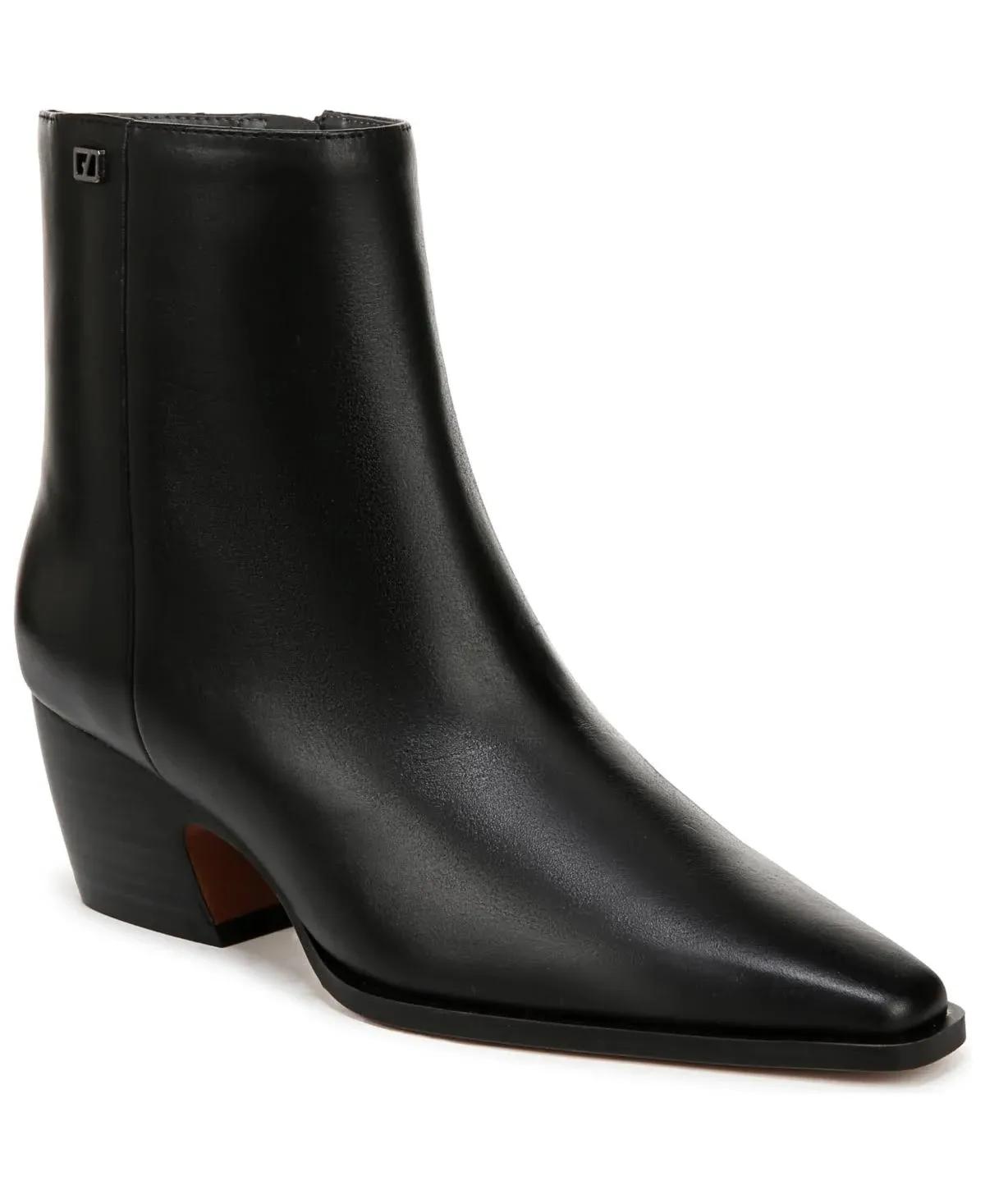 Franco Sarto Women's Vivian Leather Snip Toe Dress Booties