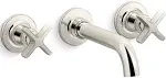 Kohler K-T35909-3 Castia by Studio McGee Wall-Mount Bathroom Sink Faucet Trim, 1.2 GPM - Vibrant Polished Nickel