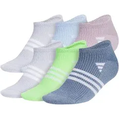 ADIDAS Women&#x27;s Superlite 3.0 6 Pack No Show Socks Size M