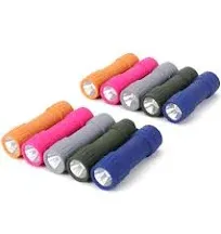 10-Pack, 100-Lumen 1 W Mini Flashlight Set, 30-Pieces AAA Batteries are Included