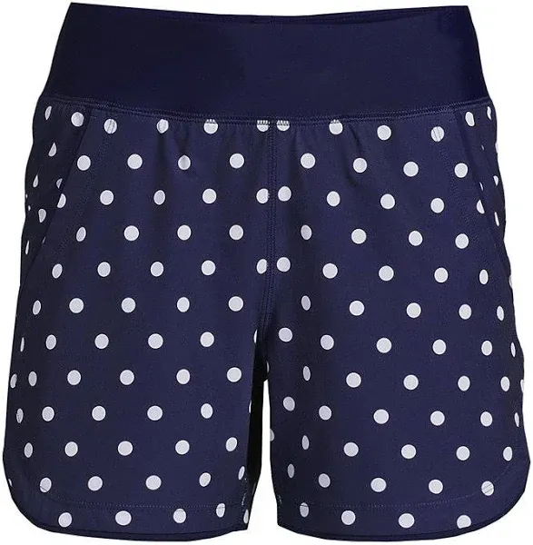 Lands&#x27; End 5-Inch Quick Dry Swim Shorts with Panty