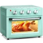 Costway - Air Fryer Toaster Oven 19 qt Dehydrate Convection Ovens w/ 5 Accessories - Mint Green