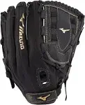 New Mizuno Premier Slowpitch Softball Glove Series 12.5&#034; Black Left Hand Throw