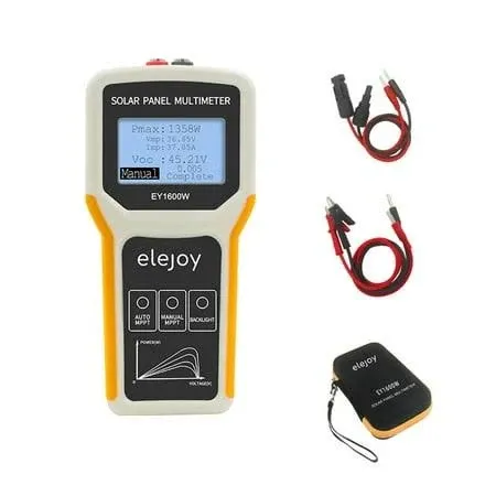 EY1600W Photovoltaic Panel Power Multimeter Solar Panel Multimeter MPPT Tester