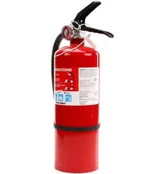 HOME2PRO Rechargeable Compliance Fire Extinguisher UL Rated 2-A:10-B:C, Red