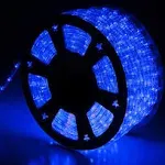 100Ft Blue LED Rope Lights, Outdoor String Lights Waterproof Decorative Lighting