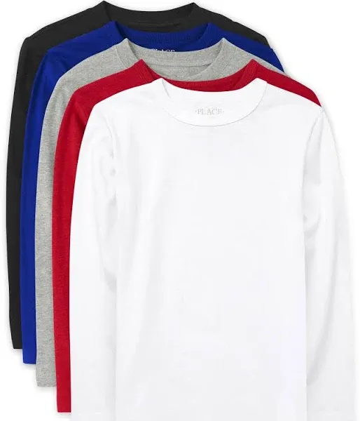 The Children's Place Boys' 5-Pack Long Sleeve T-Shirts