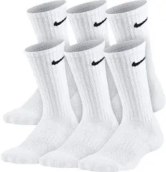 Nike Kids' Performance Cushioned Crew Training Socks (6 Pair)