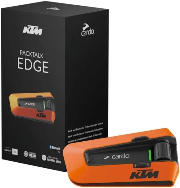 Cardo Packtalk Edge Single KTM Edition