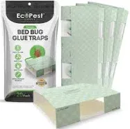 Bed Bug Glue Traps – 12 Pack | Sticky Indoor Pest Control Trap for Bed Bugs