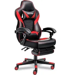 Computer Racing Recliner Office Ergonomic Gaming Chair PU Swivel Seat Headrest