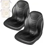 VEVOR Universal Tractor Seat Replacement 2 Pack, Compact High