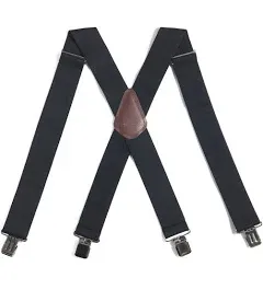 Men&#039;s CARHARTT Elastic Rugged Black Suspenders 52&#034; Length NEW with Tags