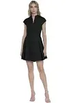 Donna Morgan High Neck Fit and Flare Shirtdress Summer Dresses for Women