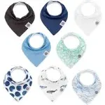 Parker Baby Co. 8 Pack Bandana Drool Bibs